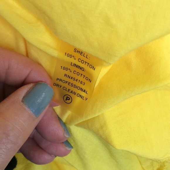 Calvin Klein Cute Bright Yellow Sundress Size 14 - Picture 8 of 12